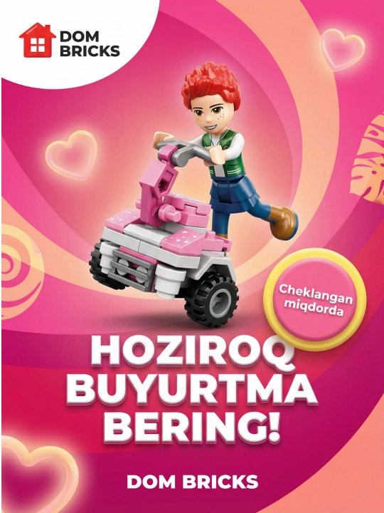 Malika konstruktori, har bir g‘ishtdagi orzular