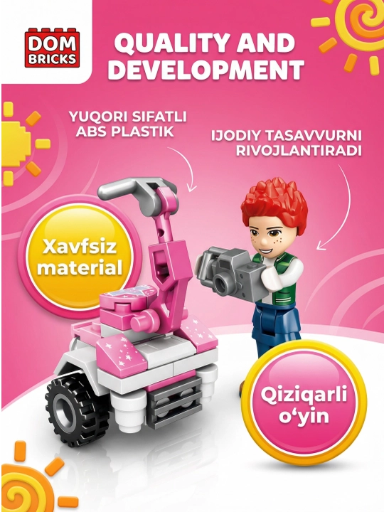 Malika konstruktori, har bir g‘ishtdagi orzular