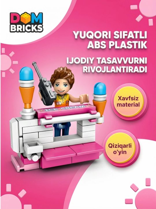Malika konstruktori, har bir g‘ishtdagi orzular