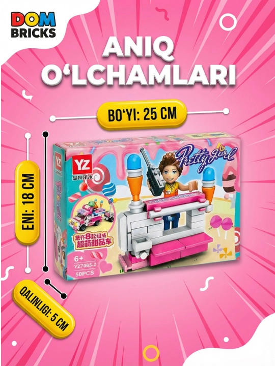 Malika konstruktori, har bir g‘ishtdagi orzular