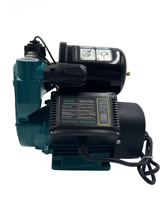 Avtomatik o'z-o'zidan ishlaydigan suv nasosi MOON MZN-250A, 250 Vt, uy va bog' uchun