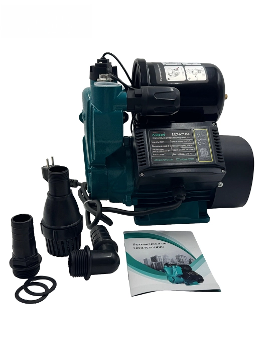 Avtomatik o'z-o'zidan ishlaydigan suv nasosi MOON MZN-250A, 250 Vt, uy va bog' uchun