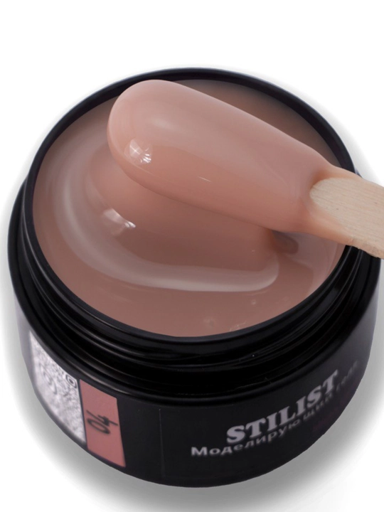 Gel №04, 30 ml, pushti tusli och jigarrang, tirnoqlar uchun, STILIST_STORE