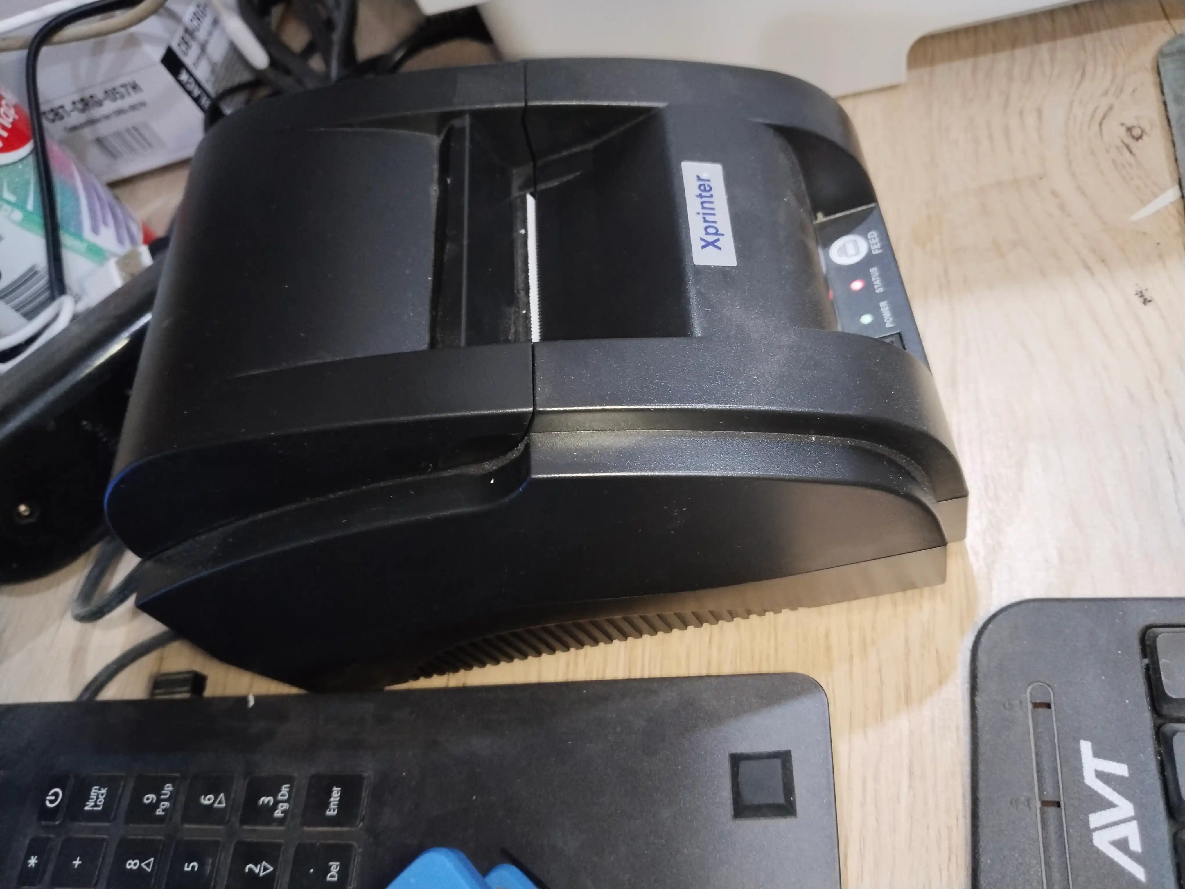 Чек термопринтер Xprinter XP-58IIL, Lan сетевой + USB, 58 мм