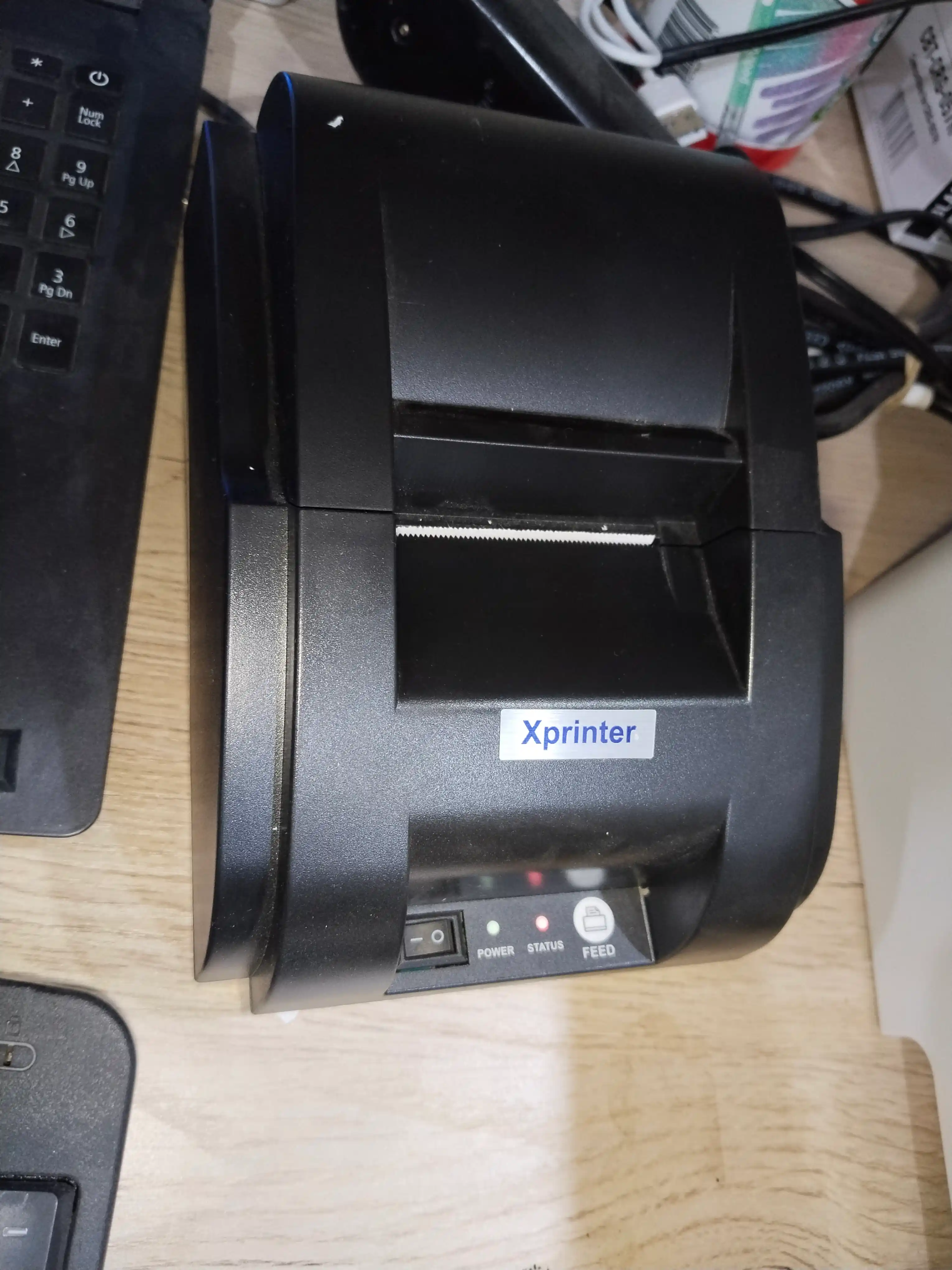 Чек термопринтер Xprinter XP-58IIL, Lan сетевой + USB, 58 мм