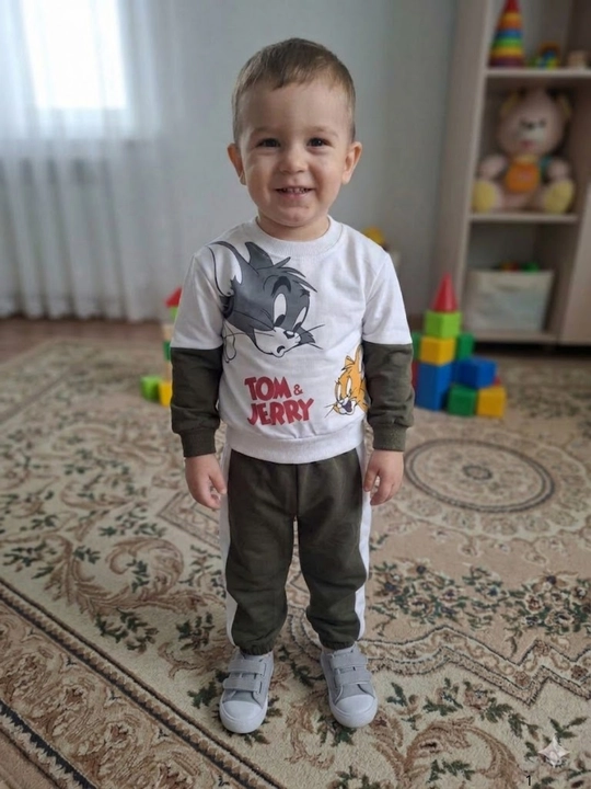 Детский спортивный костюм для мальчика, свитшот и штаны