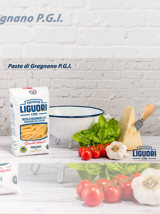 Liguori Penne Rigate di Gragnano PGI — Итальянская паста (пенне), 500 г - 