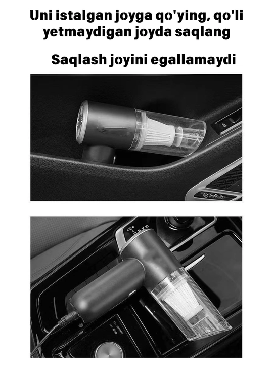 Yangilangan versiya, portativ simsiz changyutgich, siklon so‘rg‘ich, qayta zaryadlanadi