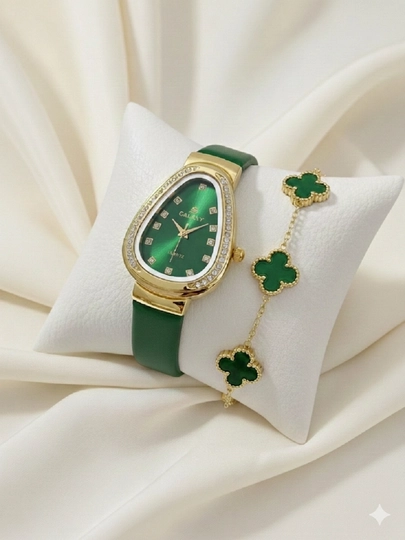 Подарочный набор Galaxy watch & van cleef — 9858580-SOAT1LUCENT-ЗЕЛЕН