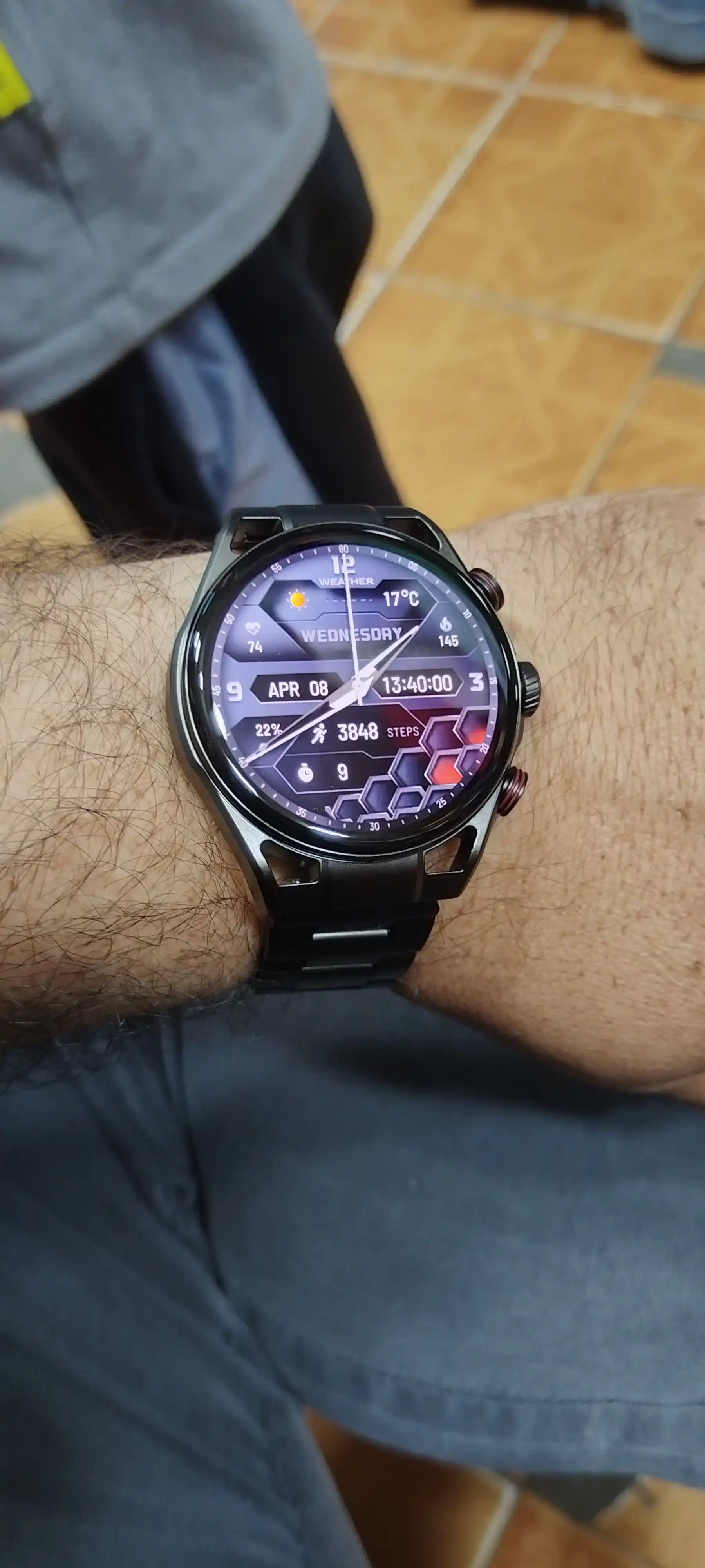 Green Lion Chrono Pro smart watch умные часы 1.60" AMOLED дисплей металлический ремешок