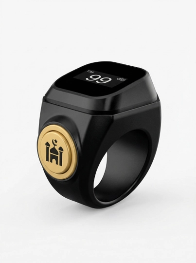 Умное кольцо-счетчик зикра с приложением (Zikr Counter Smart Ring) - 