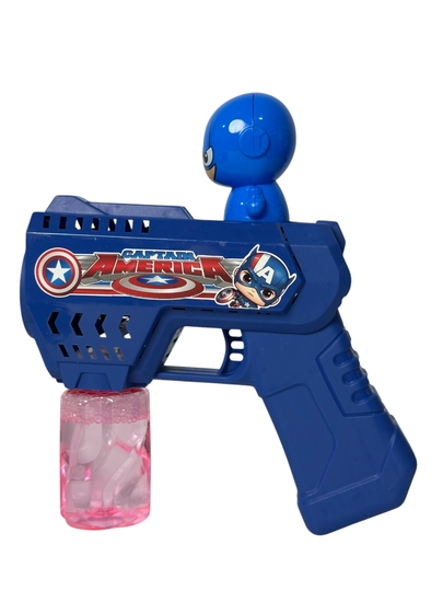 Пистолет для мыльных пузырей BUBBLE GUN — генератор пузырьков с пеной — BABYSET-BBLGUN-СВЕТСИН