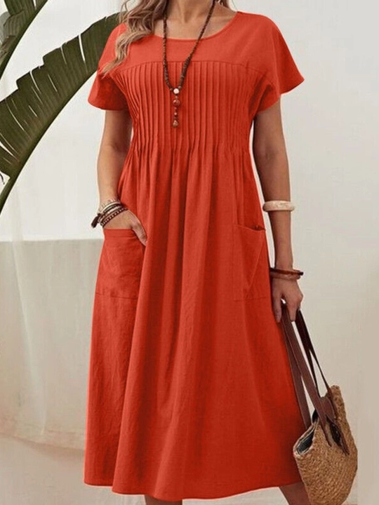 Ayollar yozgi libos, 100% paxta — ELLY FASHION