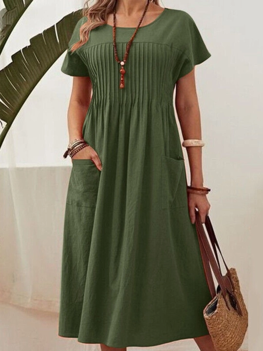 Ayollar yozgi libos, 100% paxta — ELLY FASHION