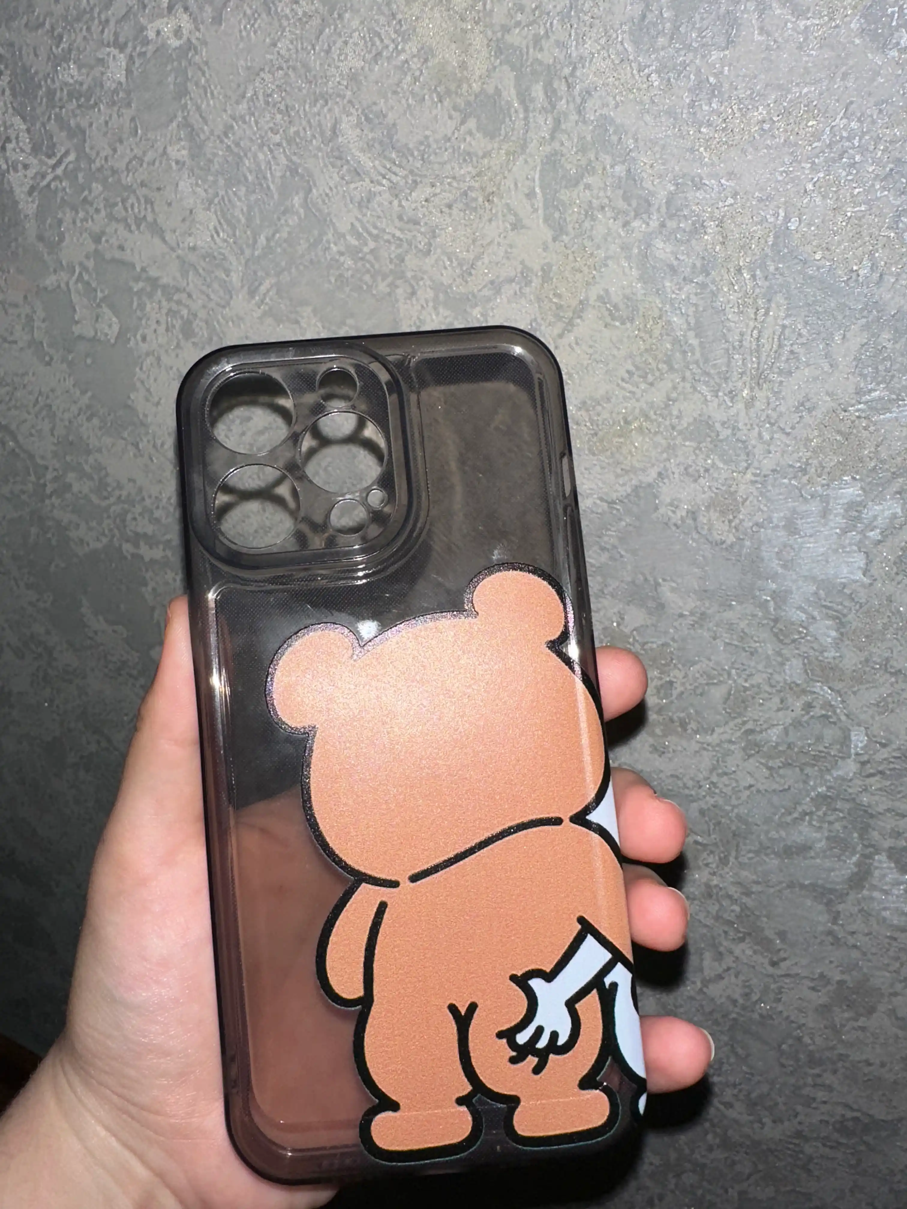 Чехол для iPhone 16 15 14 13 12 11 милый и пушистый