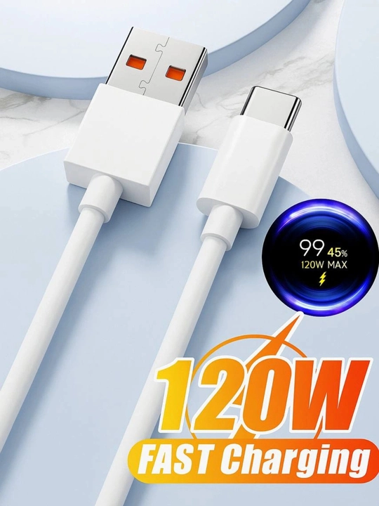 Кабель для зарядки Xiaomi 6A Type-C, Mi Turbo Charge, USB-кабель, 1 метр