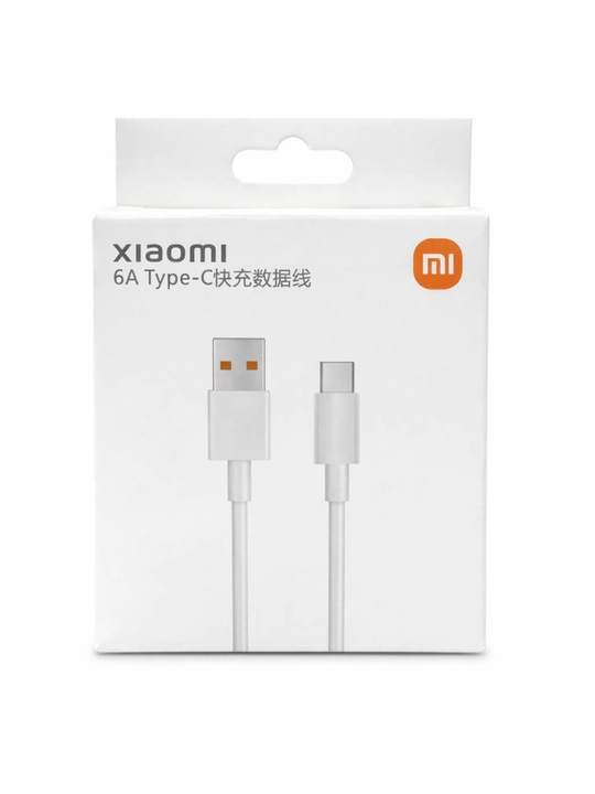 Кабель для зарядки Xiaomi 6A Type-C, Mi Turbo Charge, USB-кабель, 1 метр