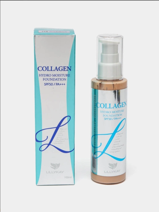 Tonal kremi Lillykay Collagen Hydro Moisture Foundation SPF50, PA +++, namlantiruvchi