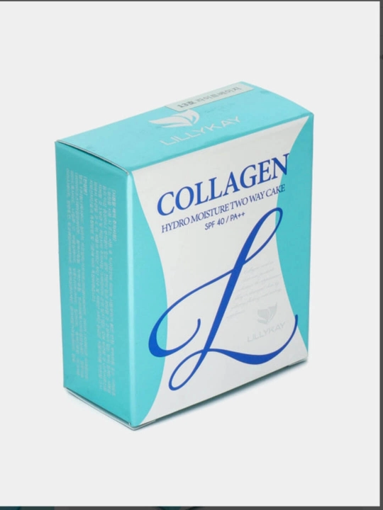 Namlashtiruvchi komponentli upa Lillykay Collagen Hydro Moisture Two Way Cake SPF40/ton13