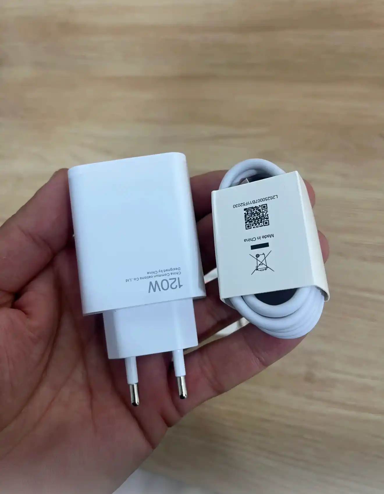 Xiaomi 120 W Turbo quvvatlash qurilmasi, Type-C kabeli bilan
