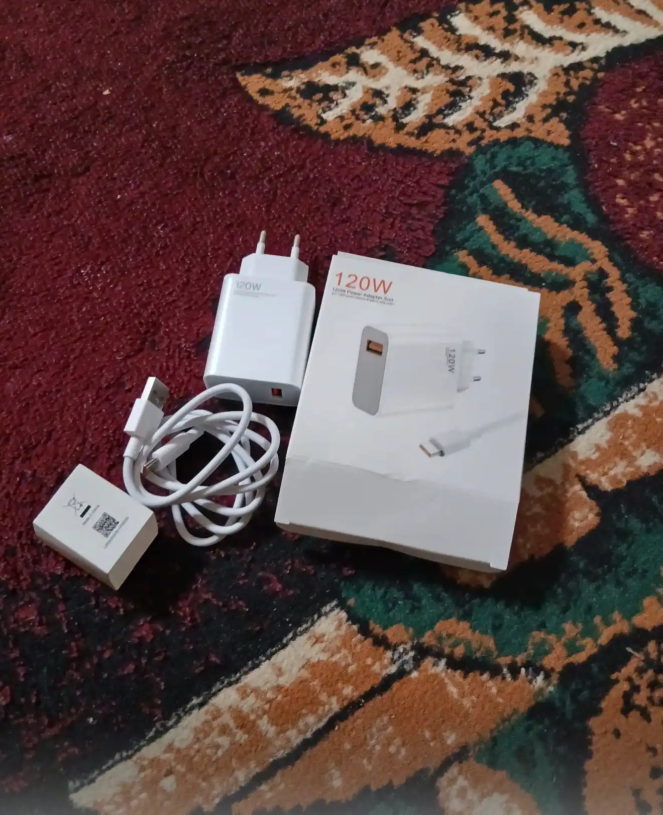 Xiaomi 120 W Turbo quvvatlash qurilmasi, Type-C kabeli bilan