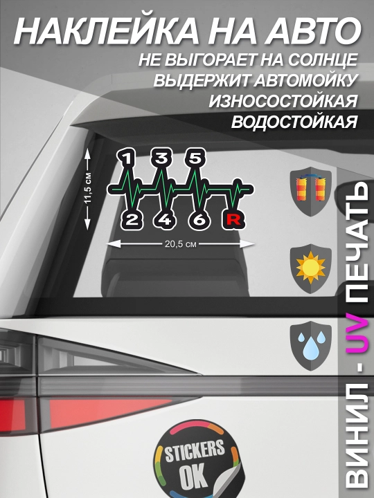 Наклейки и знаки на автомобиль
