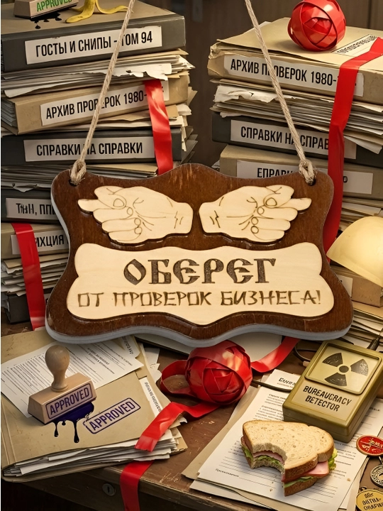 Оберег от проверок бизнеса. Табличка - 