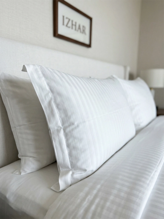 Мягкое постельное бельё в стиле hotel