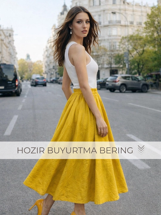 Ayollar uchun yubka, uzun jatka ELLY FASHION