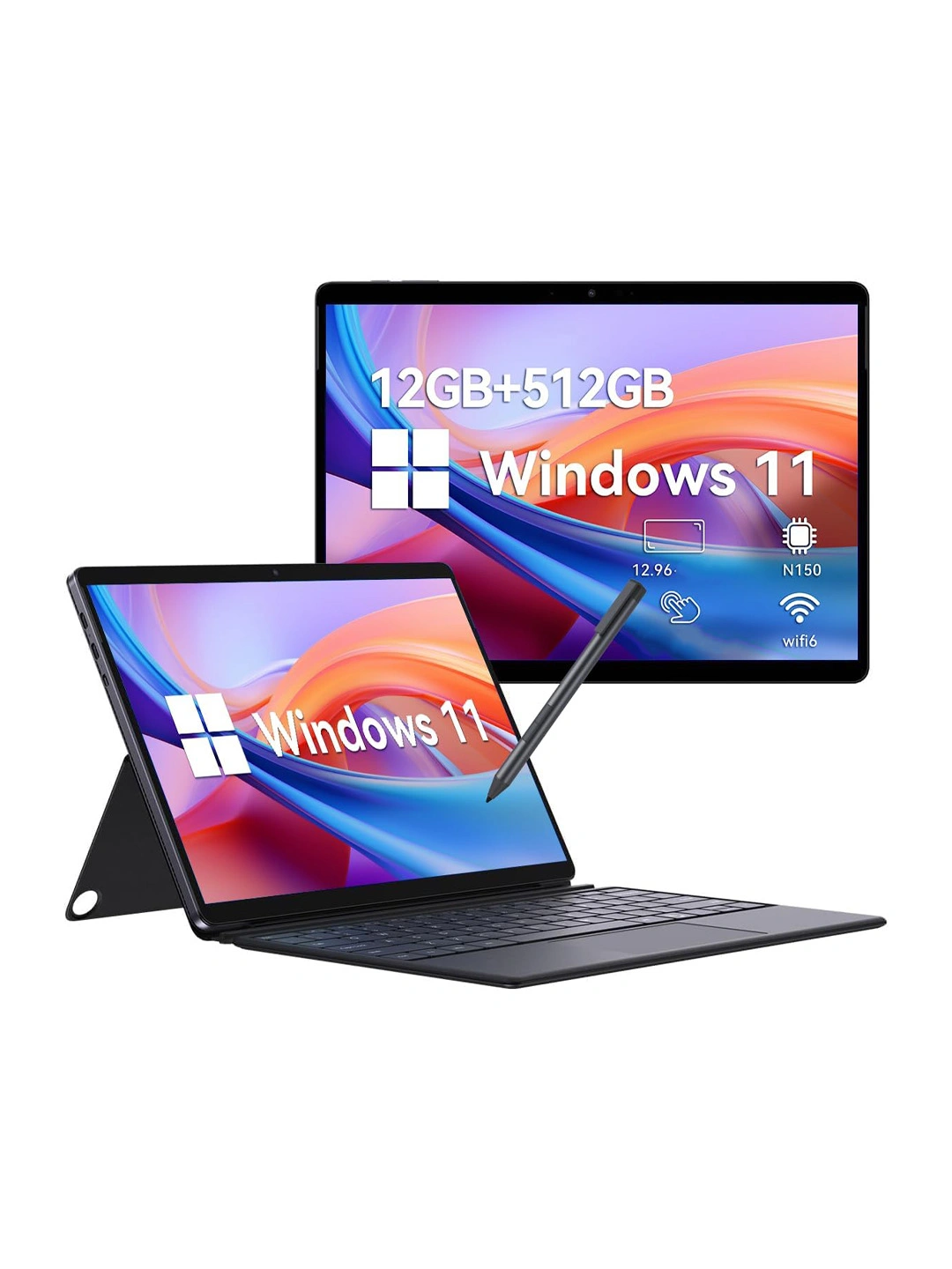 CHUWI Hi10 Max planshet-noutbuk 13", Intel N150, 12GB LPDDR5, 512GB SSD, 3K Touchscreen 2