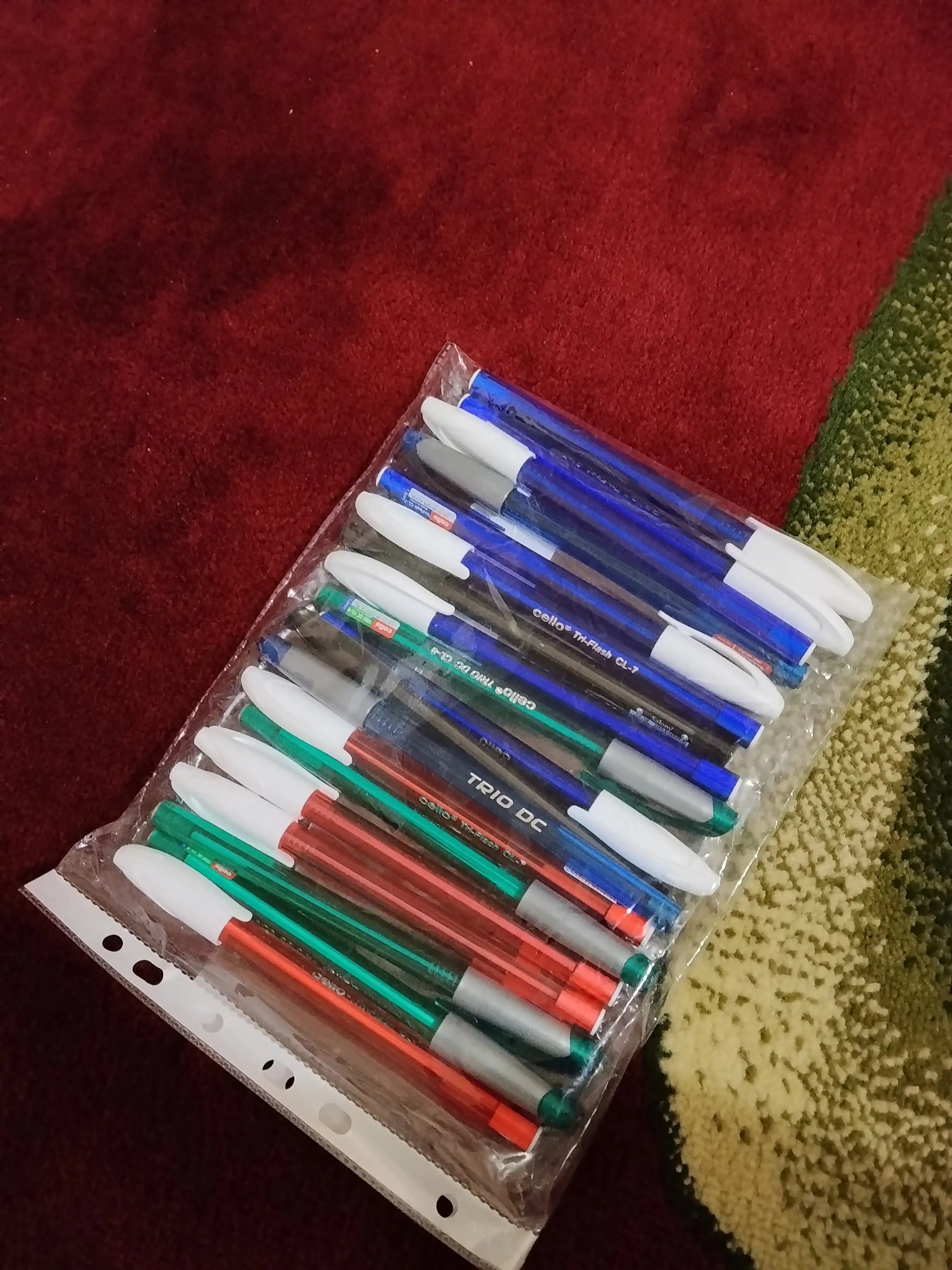 Набор ручек Cello Tri-Flash, в разных цветах, 10 шт, 20 шт