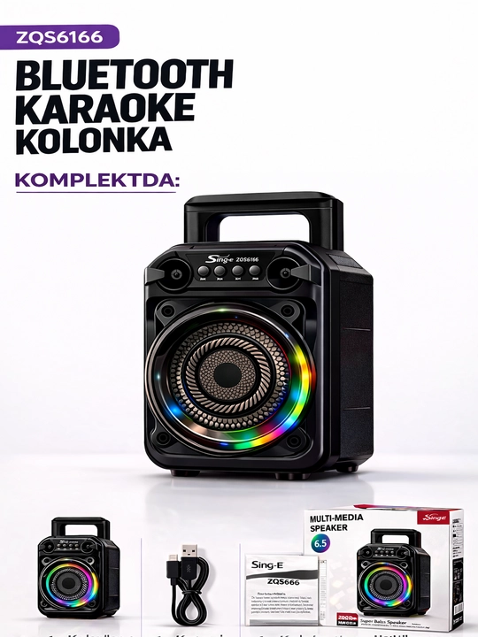 Bluetooth караоке-колонка (ZQS6166 / ZQS 6227)