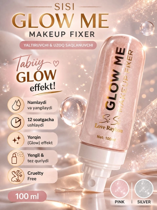 Фиксатор-спрей для makeup, Si Si Love Rayhon Glow Me Makeup Fixer