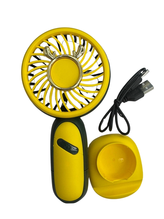 Mini qo‘l ventilyatori, stol usti, USB portativ, ixcham sovutgich