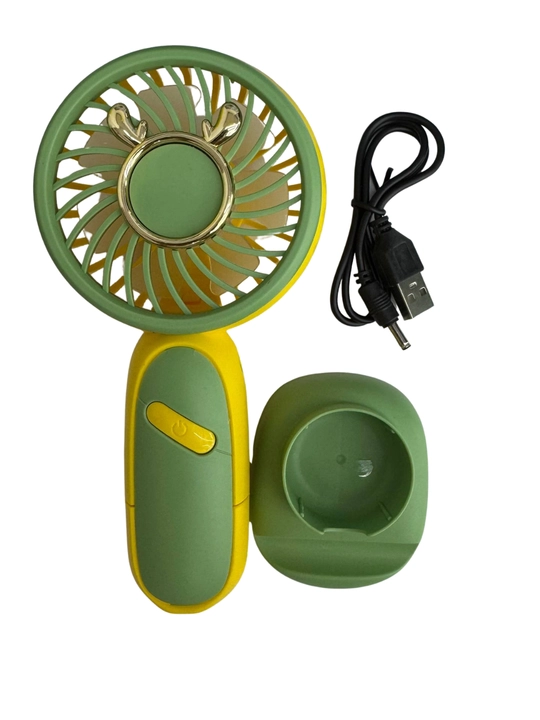 Mini qo‘l ventilyatori, stol usti, USB portativ, ixcham sovutgich