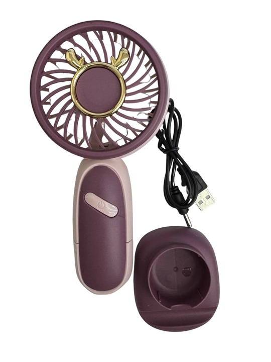 Mini qo‘l ventilyatori, stol usti, USB portativ, ixcham sovutgich