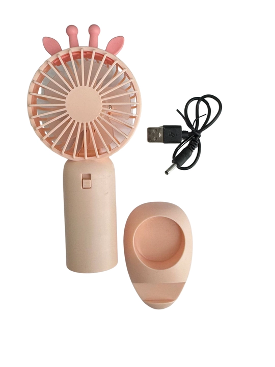 Mini qo‘l ventilyatori, stol usti, USB portativ, ixcham sovutgich