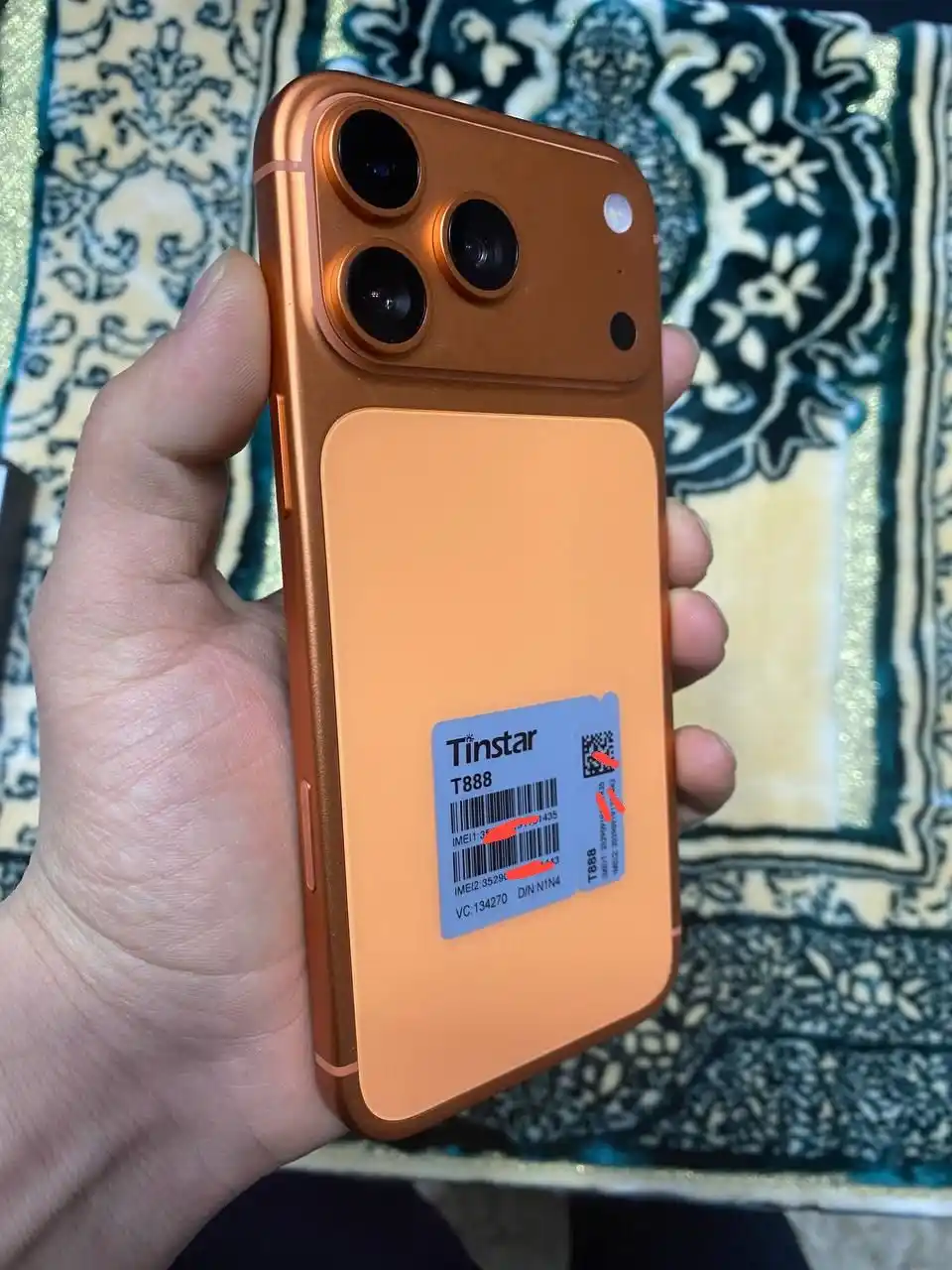 T 888 tinstar 17 Pro max 8 GB + 256 GB smartfoni
