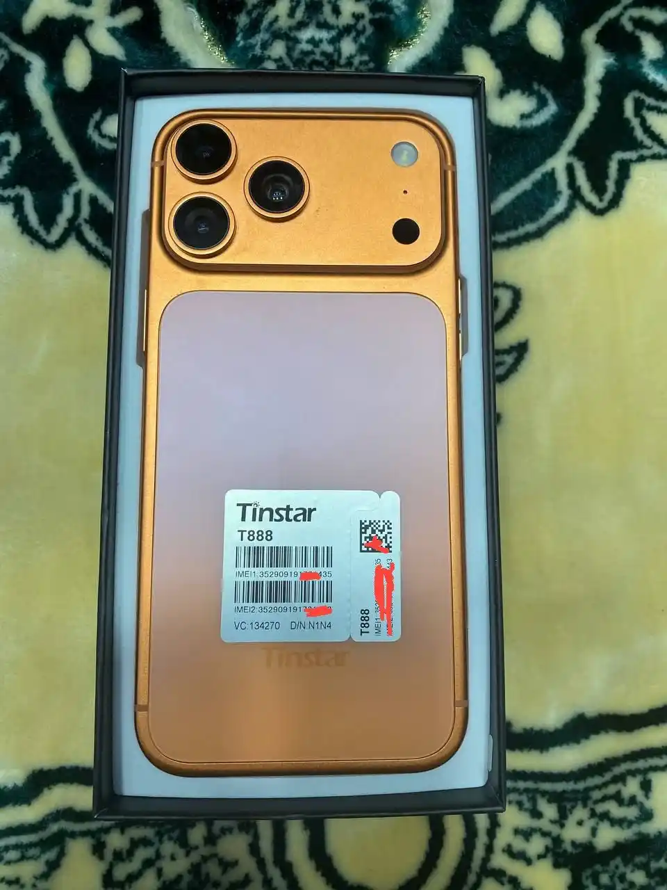 T 888 tinstar 17 Pro max 8 GB + 256 GB smartfoni