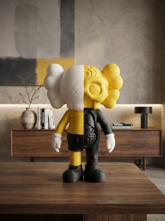 Haykalcha Kaws Dualis 3D, uy uchun dekor