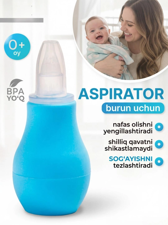 Bolalar uchun burun aspiratori, chaqaloqlar uchun xavfsiz burun aspiratori