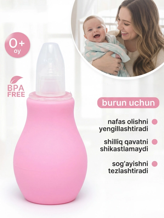 Bolalar uchun burun aspiratori, chaqaloqlar uchun xavfsiz burun aspiratori