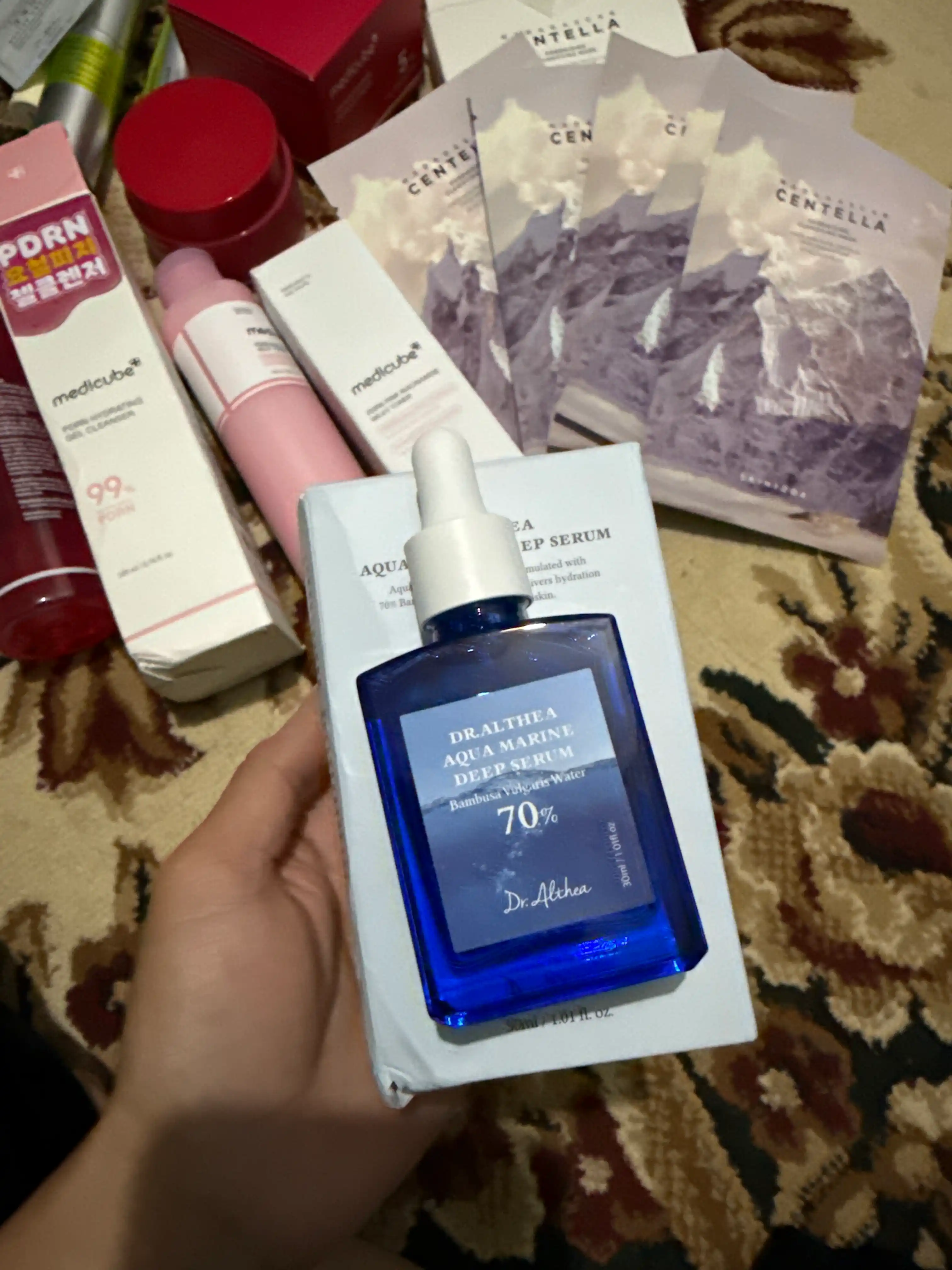 Terini chuqur namlash uchun intensiv zardob Dr.Althea Aqua Marine Deep Serum, 30 ml