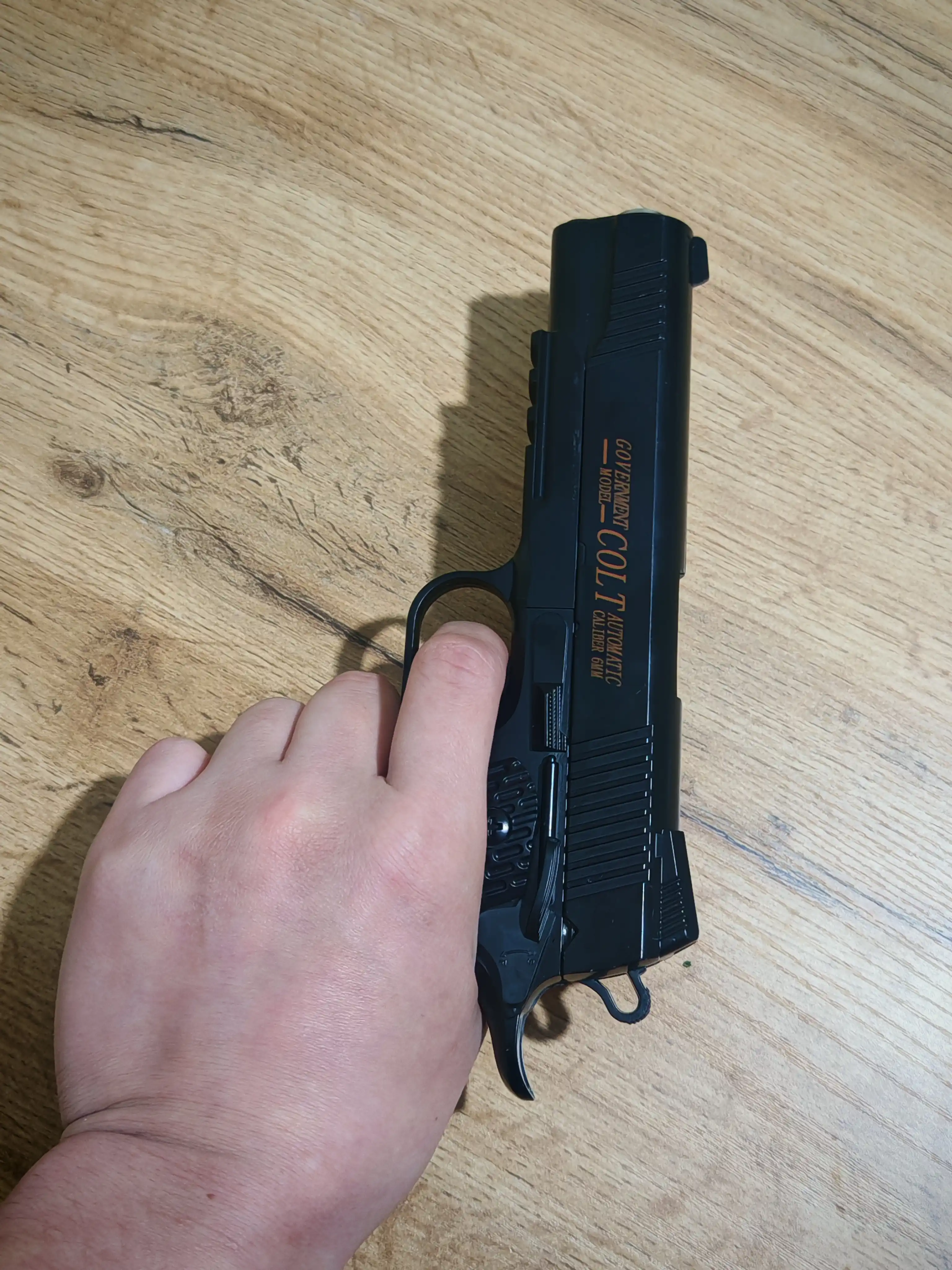Glock AirSoft quroli, bolalar uchun metall to'pponcha, pnevmatik