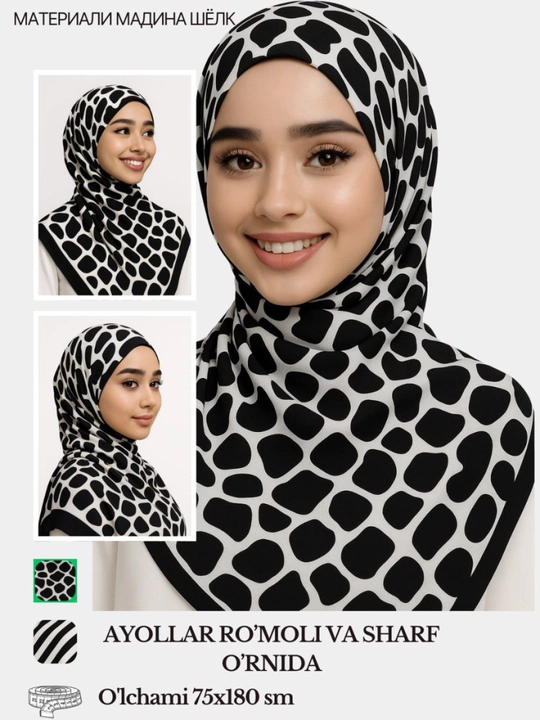 Ayollar sharfi, hijob uchun - 