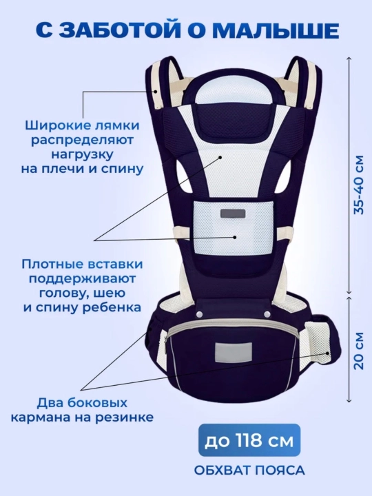 Эргорюкзак кенгуру для новорожденных слинг рюкзак переноска
