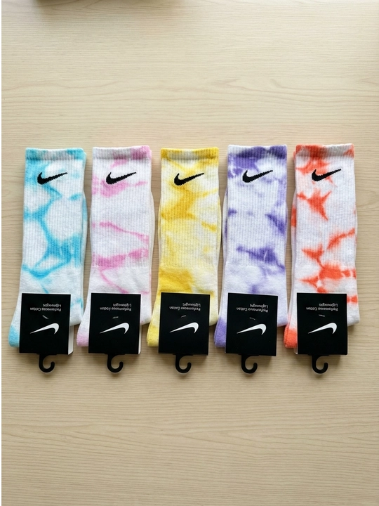 Turkiyaning sifatli rangli Nike paypoqlari, baland bo‘yli, unisekss