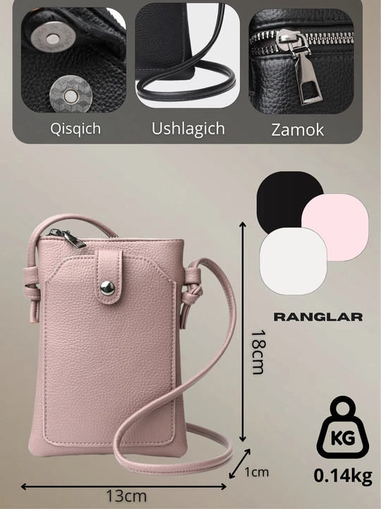 Ayollar mini krossbodi sumkasi