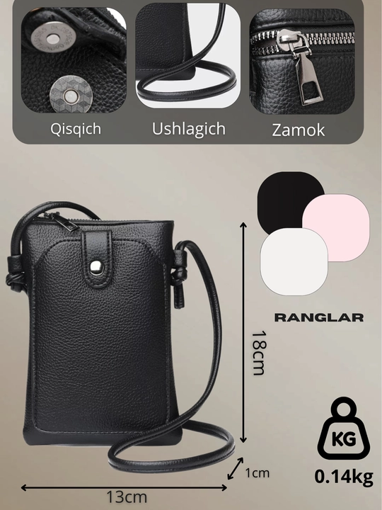 Ayollar mini krossbodi sumkasi