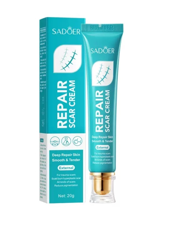 Крем от шрамов и рубцов Sadoer Repair, от ожогов и постакне, для лица и тела, 20 г